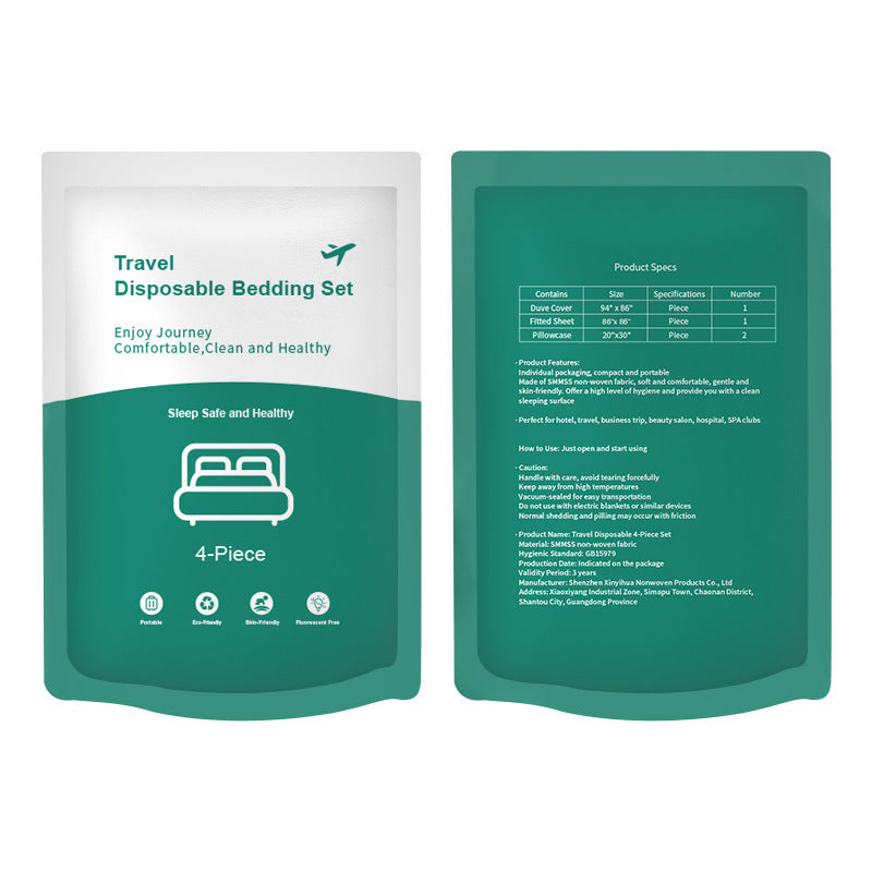 Disposable Travel Towel & Bedding Set