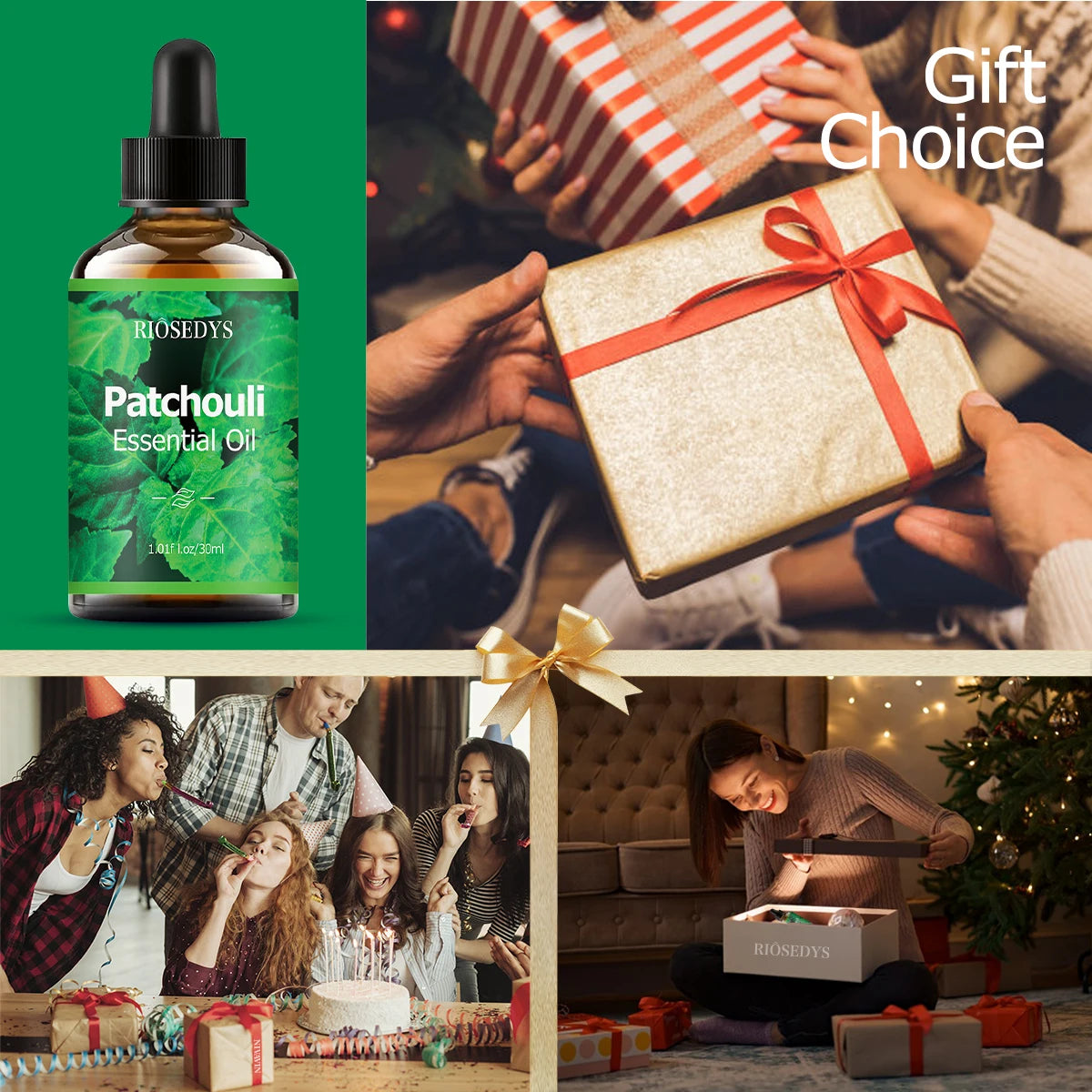 Patchouli essential oil, for health care, body massage and hair care, moisturizing and intensely hydrating.