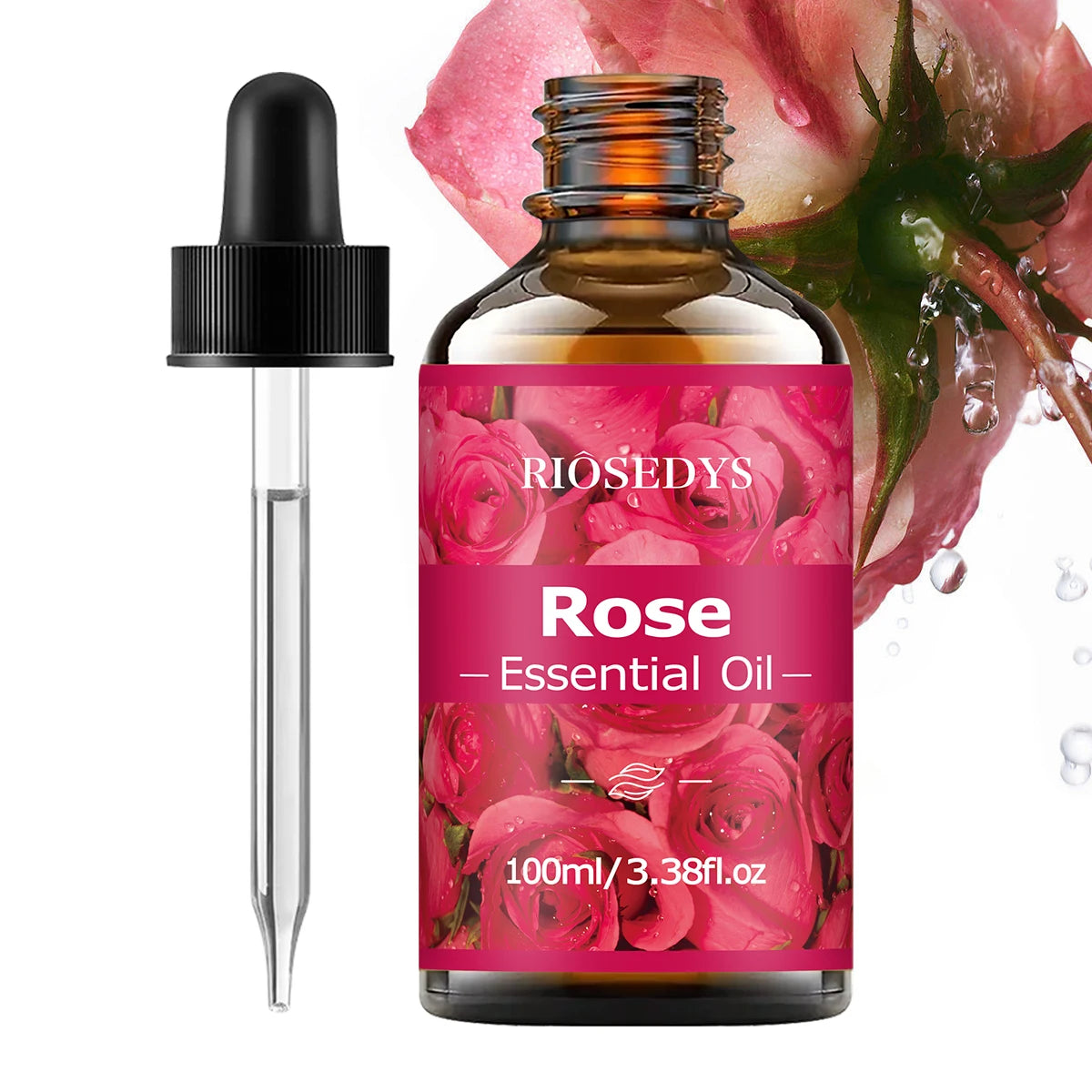 ROSE ESSENTIAL OIL is a moisturizing and nourishing massage oil suitable for skincare, fragrance, massage, and all skin types.