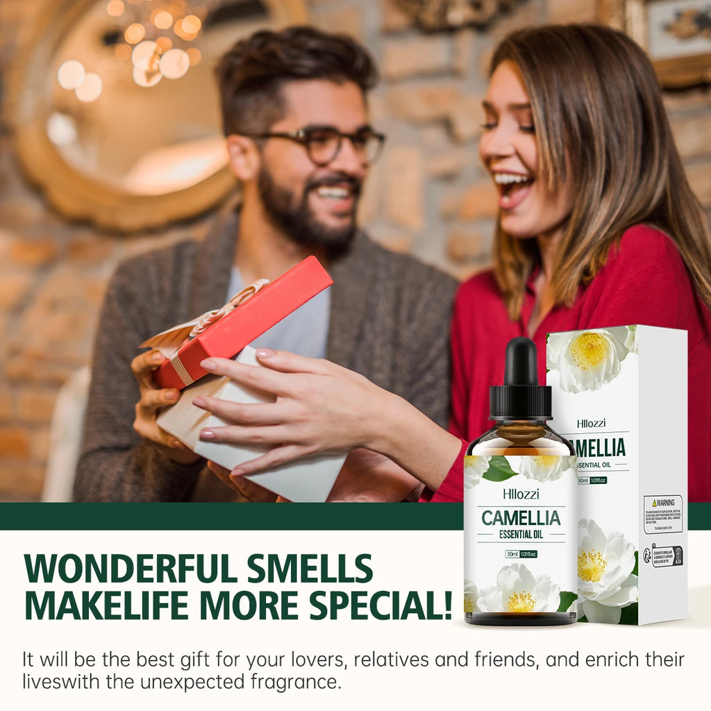 Camellia Essential Oil, multi-purpose moisturizing oil, suitable for aromatherapy diffuser, hair care, nail and massage.