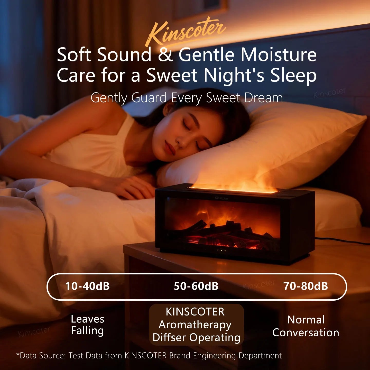 Creative Fireplace Aroma Diffuser Essential Oil Air Humidifier Difusor Remote Control Desktop Decoration for Home Holiday Gift