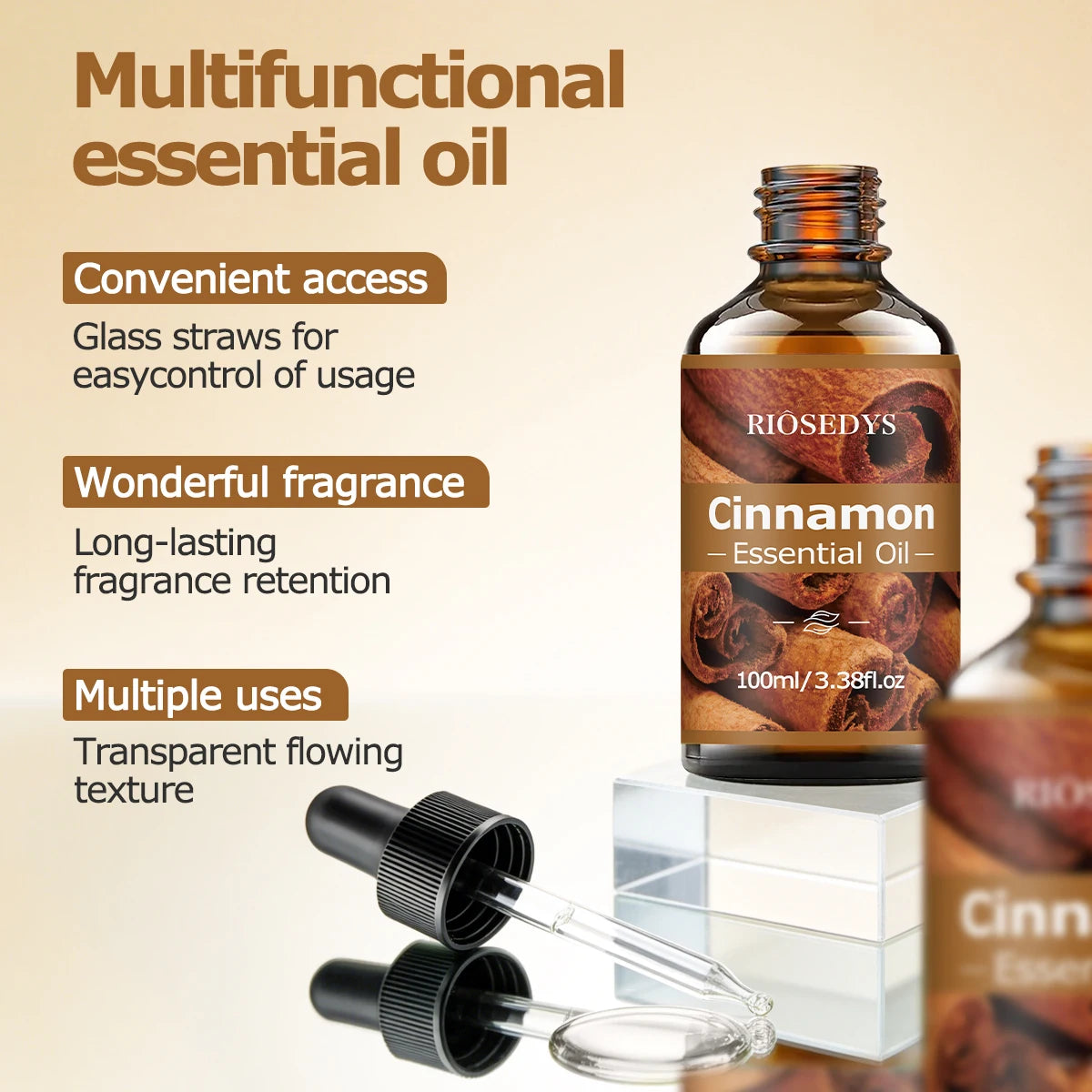 CINNAMON ESSENTIAL OIL is moisturizing and nourishing massage oil suitable for skincare, fragrance, massage, and all skin types.