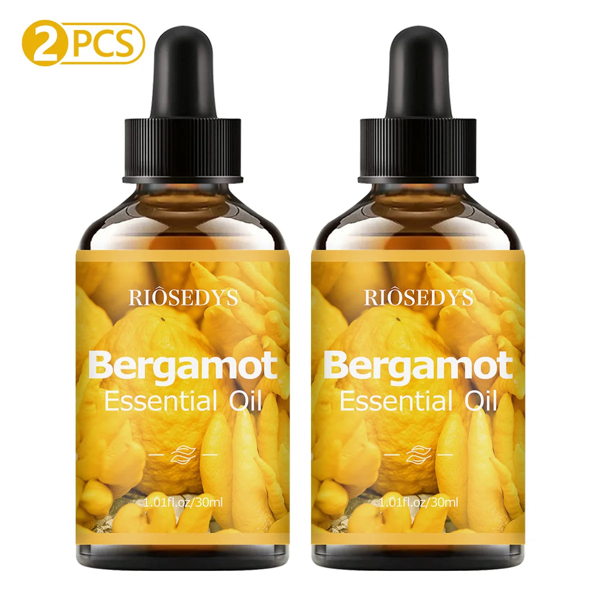 Bergamot essential oil, a premium perfume formula, suitable for body massage and hair care, and aromatherapy.
