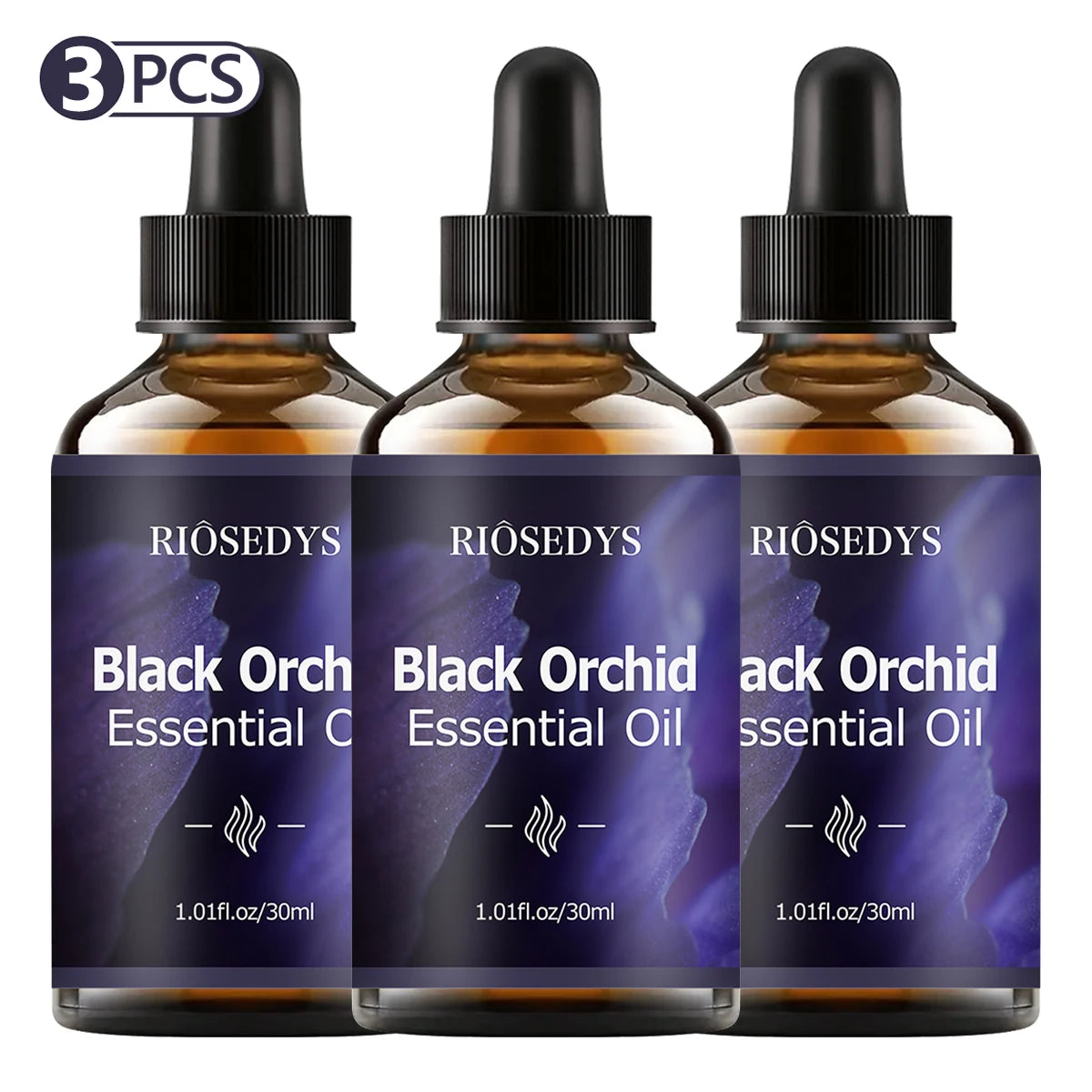 Black orchid essential oil,with a refreshing aroma,is suitable for body massage and hair care,and is suitable for all seasons