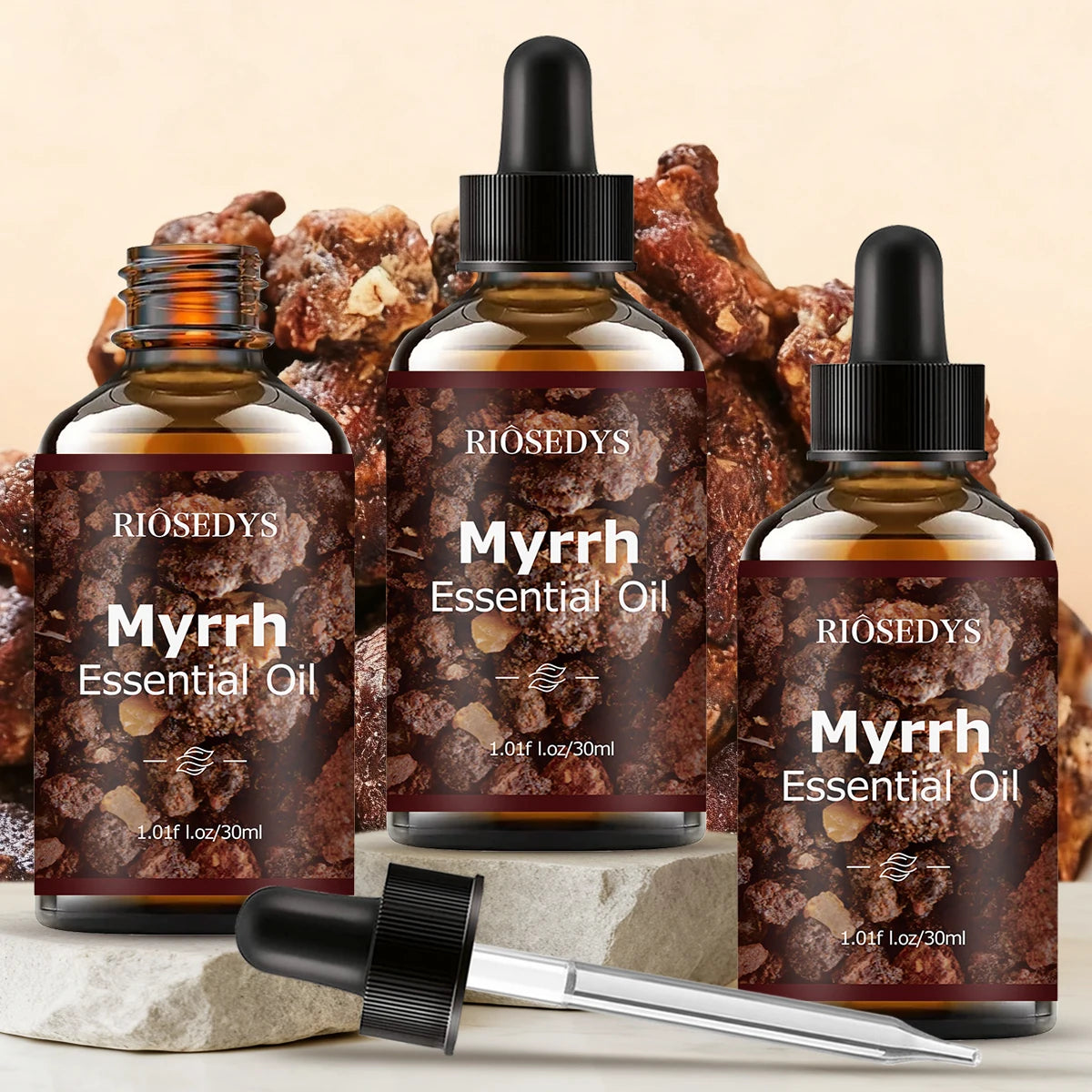 Myrrh essential oil natural fragrance, is suitable for body massage treatments ,hair care anddiffuser