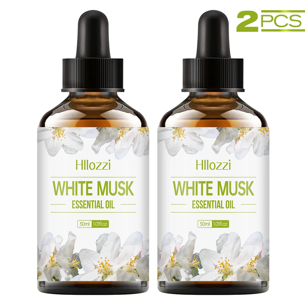 White Musk Essential Oil,for diffuser aromatherapy, body massage, facial skin care, car fragrance, great for perfume DIY.