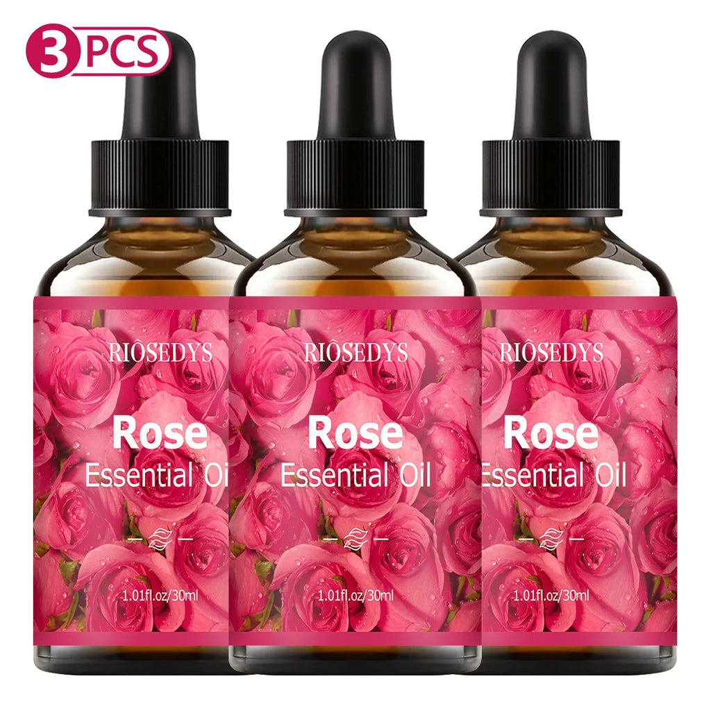 Rose essential oil natural fragrance, is suitable for body massage treatments ,hair care anddiffuser