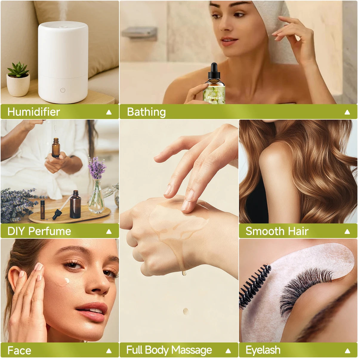 FREESIA essential oil natural fragrance, is suitable for body massage treatments ,hair care anddiffuser