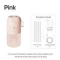 KINSCOTER Ultrasonic Air Humidifier 300ml 2000mAh Battery USB Sprayer Diffuser Releases Smooth Water Mists for Home Office