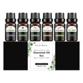 10ml essential oil 6 piece essential oil set: lavender peppermint eucalyptus sweet orange lemonsrass tea tree perfect gift