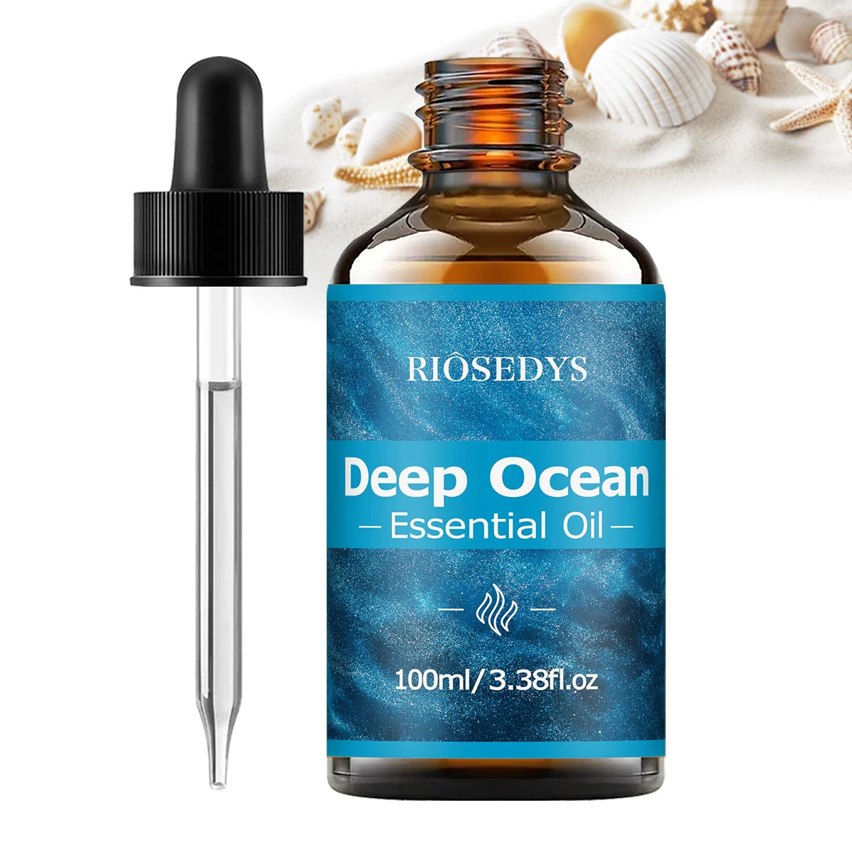 DEEP OCEAM ESSENTIAL OIL moisturizing and nourishing massage oil suitable for skincare, fragrance, massage, and all skin types.