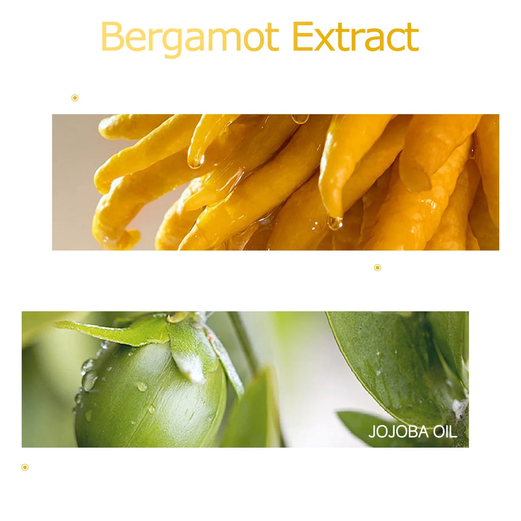 Bergamot essential oil, a premium perfume formula, suitable for body massage and hair care, and aromatherapy.
