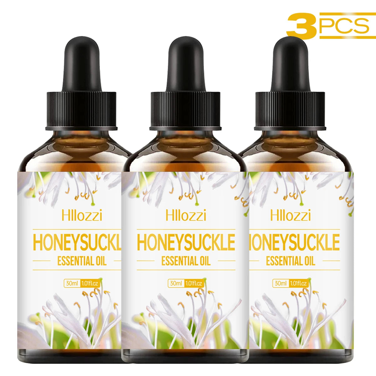Honeysuckle essential oil, hair and skin care moisturizing massage, hypoallergenic, suitable for all skin types, dry skin