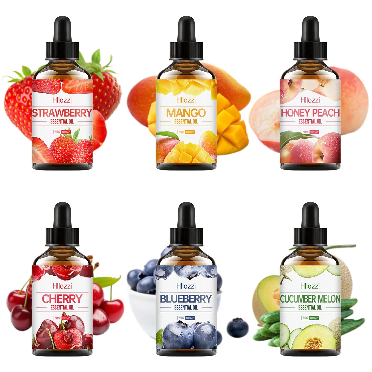 A combination of colorful fruit essential oils, enjoy refreshing moments, massage, skin care, suitable for all skin types.