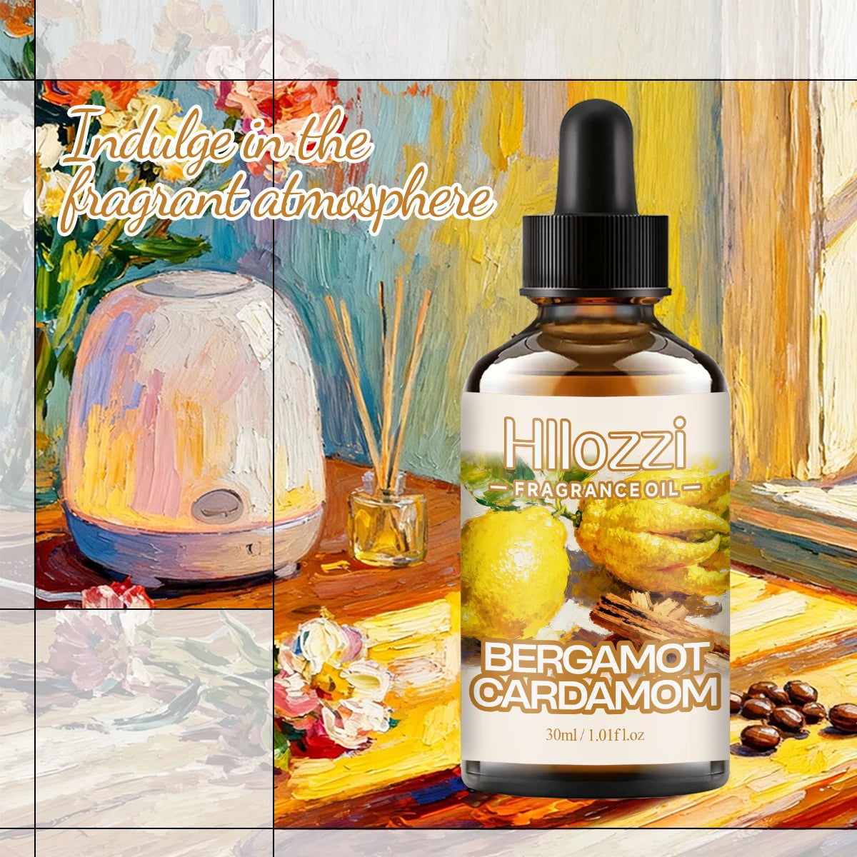 BERCAMOT CARDAMOM FRAGRANCE OIL: For aromatherapy, diffusing, fargrance and candle Scented Candle.