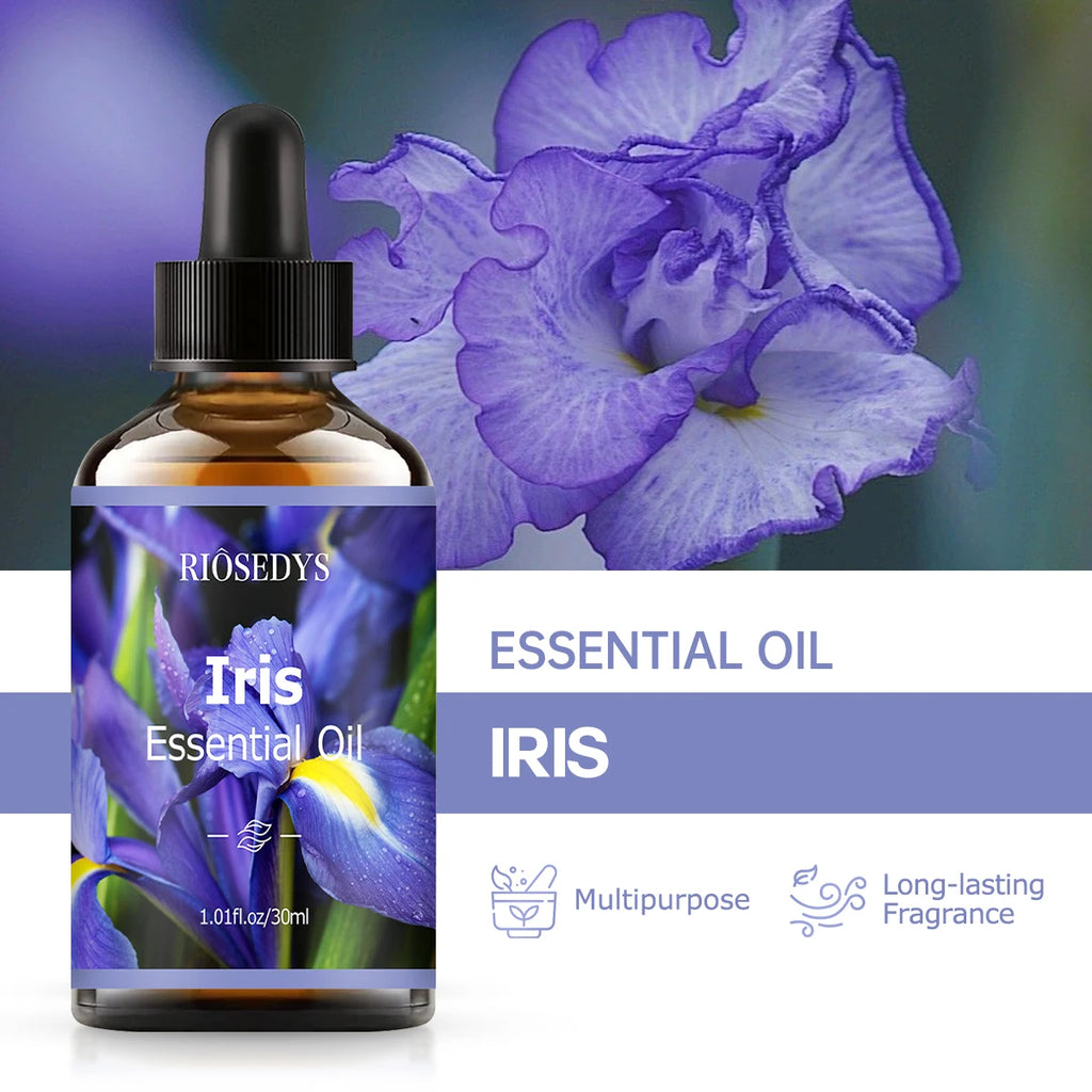 IRIS essential oil natural fragrance, is suitable for body massage treatments ,hair care anddiffuser