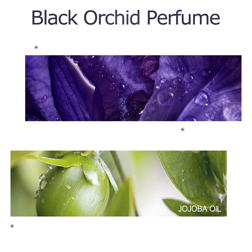 Black orchid essential oil,with a refreshing aroma,is suitable for body massage and hair care,and is suitable for all seasons