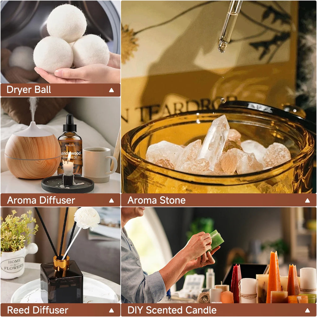 Sandalwood essential oil natural fragrance, is suitable for body massage treatments ,hair care anddiffuser