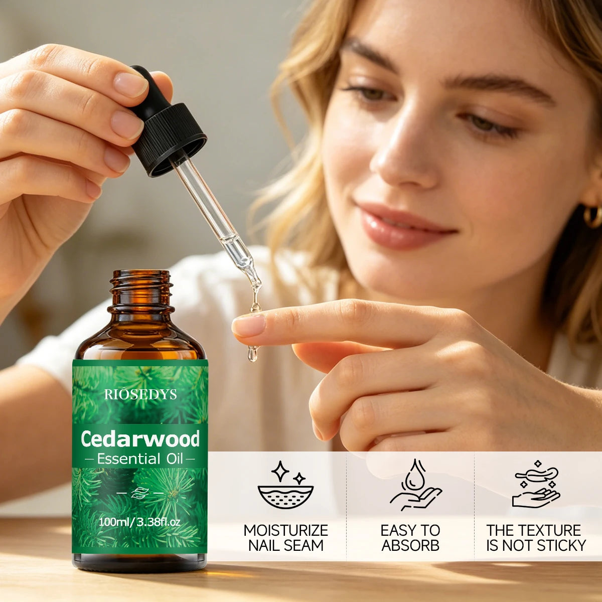CEDARWOOD ESSENTIAL OIL is moisturizing and nourishing massage oil suitable for skincare, fragrance, massage, and all skin types