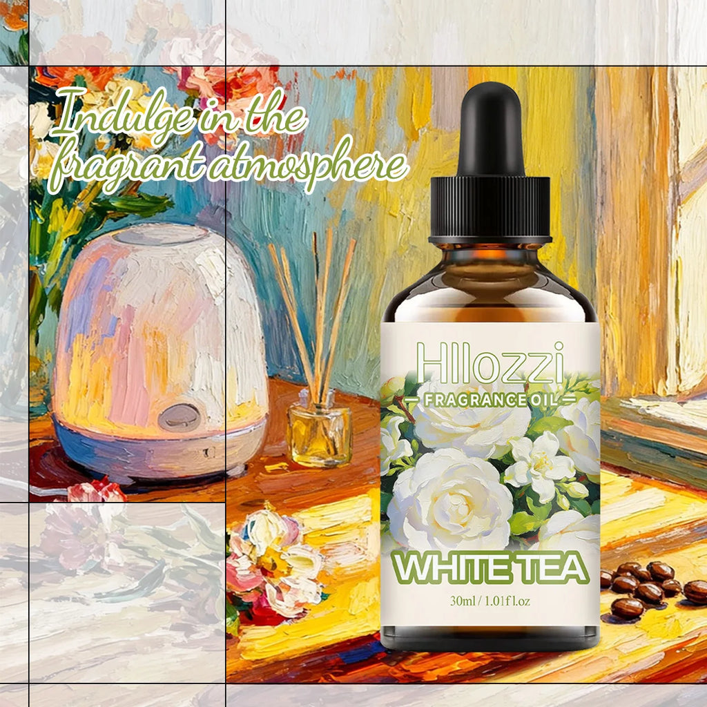 WHITE TEA FRAGRANCE OIL: For aromatherapy, diffusing, fargrance and candle Scented Candle.