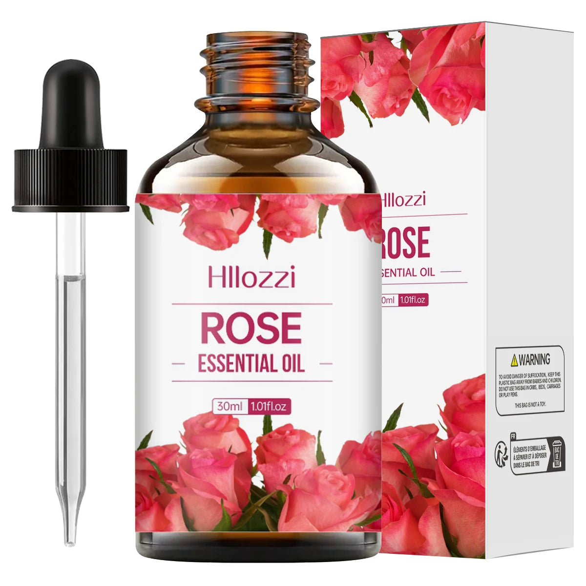 Rose essential oil is suitable for massage, shower, facial skin care and is easy to carry with you when traveling