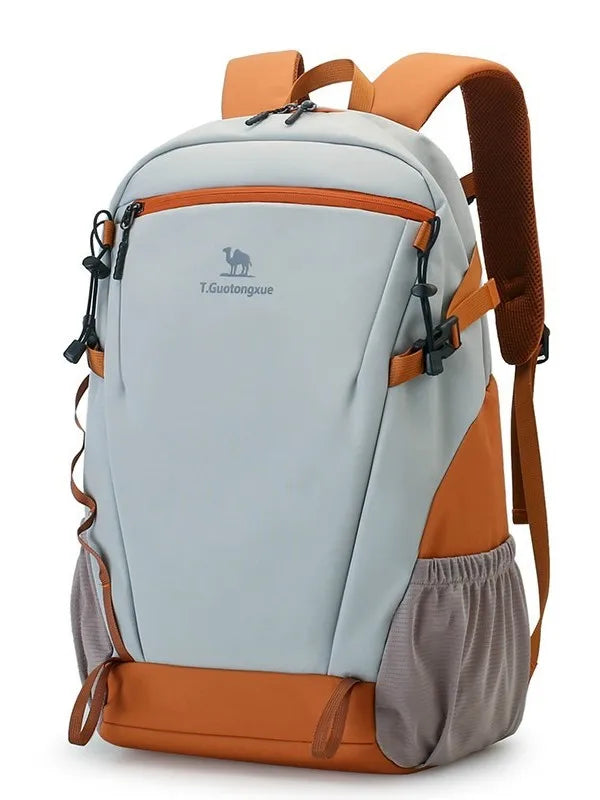 Men's Outdoor Travel Backpack Large Capacity Waterproof Casual Hiking Bag Lightweight Leisure Mountaineering Bag for Women