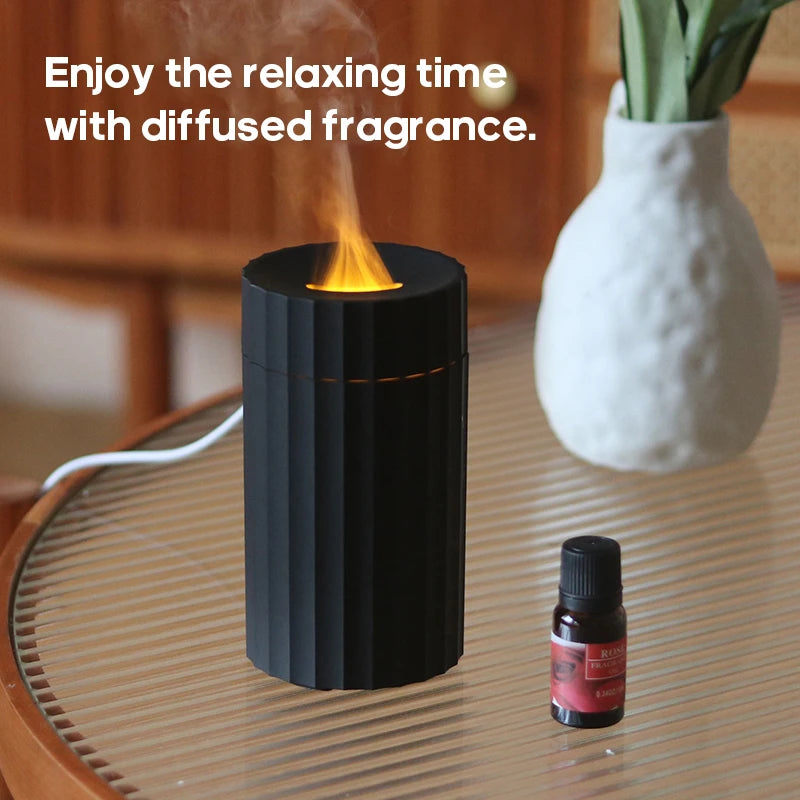 Portable Aromatherapy Diffuser 100ml Desktop Mini Air Humidifier Sprayer Colorful Night Light Creative Gift/Essential Oil Set