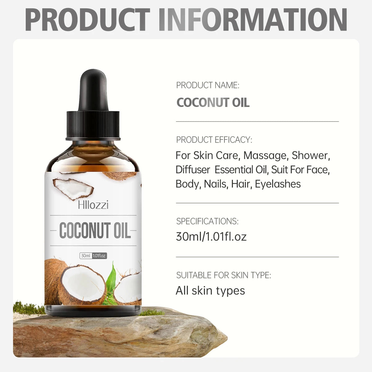 30ml Coconut Essential Oil Pure Essential Oil Skin Care Hair Care Soap Making DIY Making Aromatherapy Aromatherapy Essential Oil