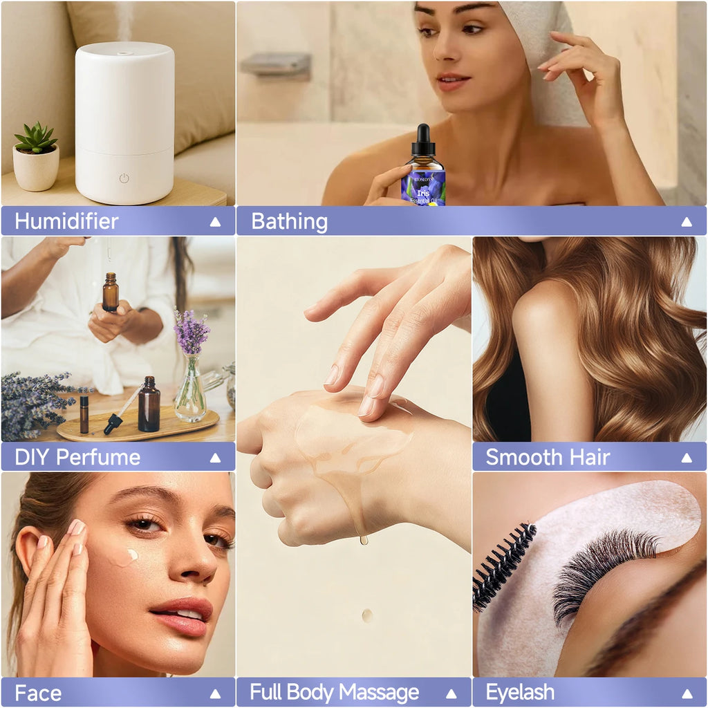 IRIS essential oil natural fragrance, is suitable for body massage treatments ,hair care anddiffuser