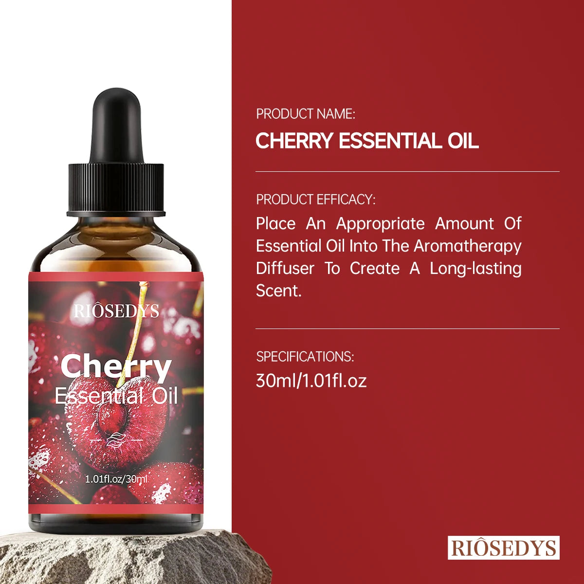 CHERRY essential oil natural fragrance, is suitable for body massage treatments ,hair care anddiffuser