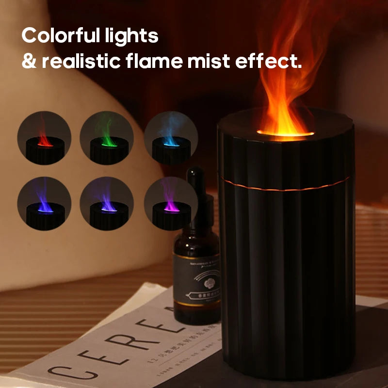 Portable Aromatherapy Diffuser 100ml Desktop Mini Air Humidifier Sprayer Colorful Night Light Creative Gift/Essential Oil Set
