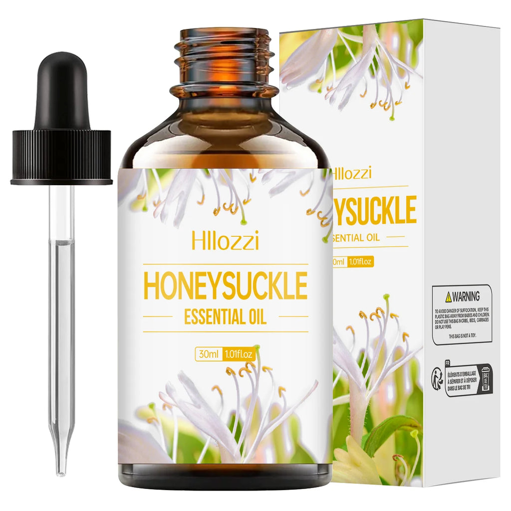 Honeysuckle essential oil, hair and skin care moisturizing massage, hypoallergenic, suitable for all skin types, dry skin