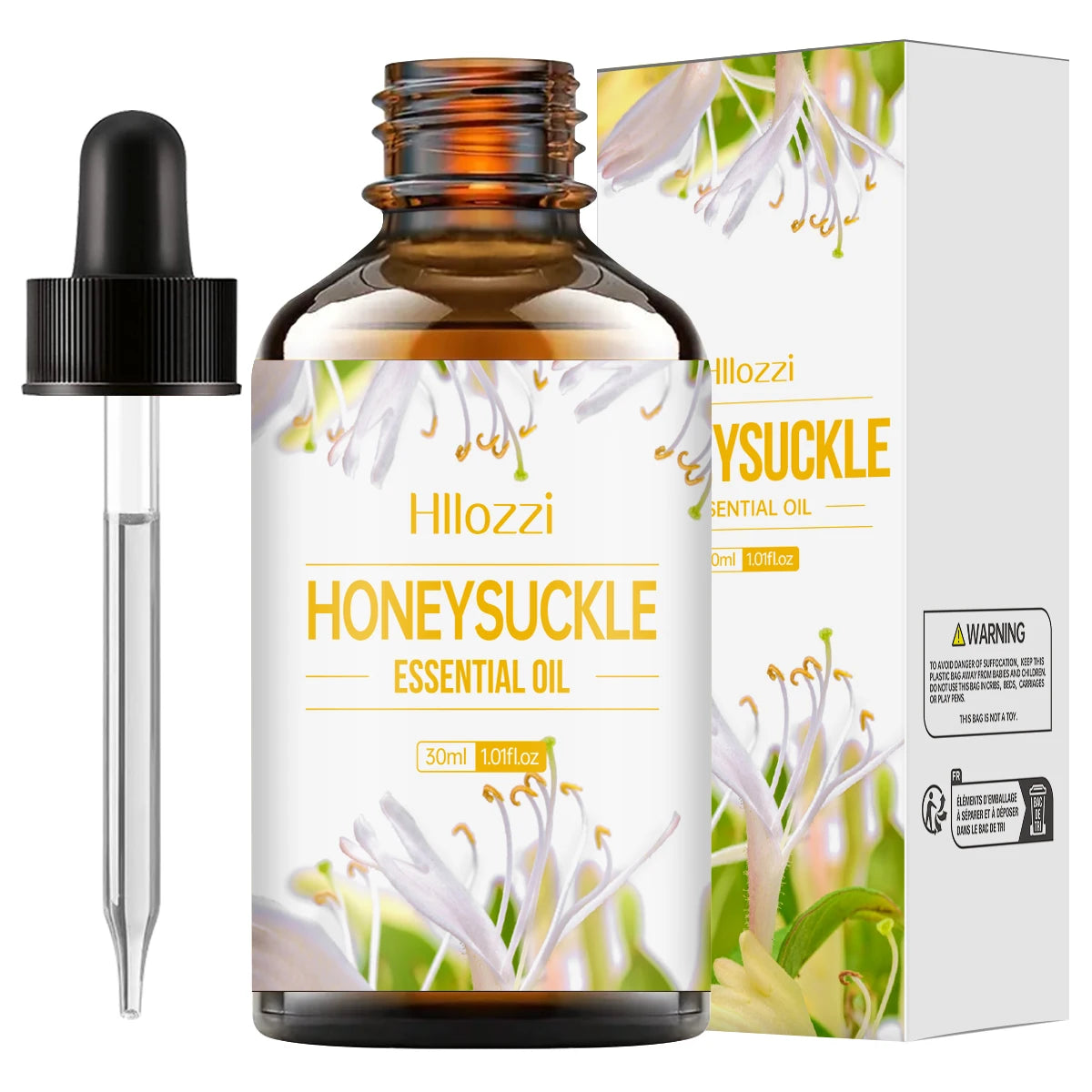 Honeysuckle essential oil, hair and skin care moisturizing massage, hypoallergenic, suitable for all skin types, dry skin