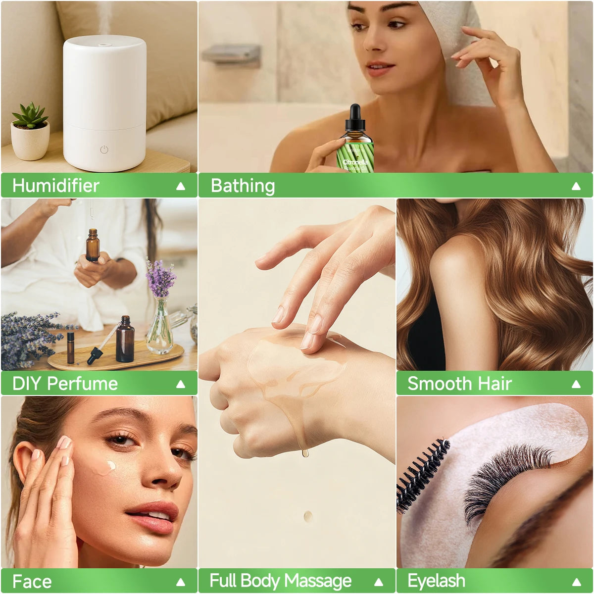 CITRONELLA essential oil natural fragrance, is suitable for body massage treatments ,hair care anddiffuser