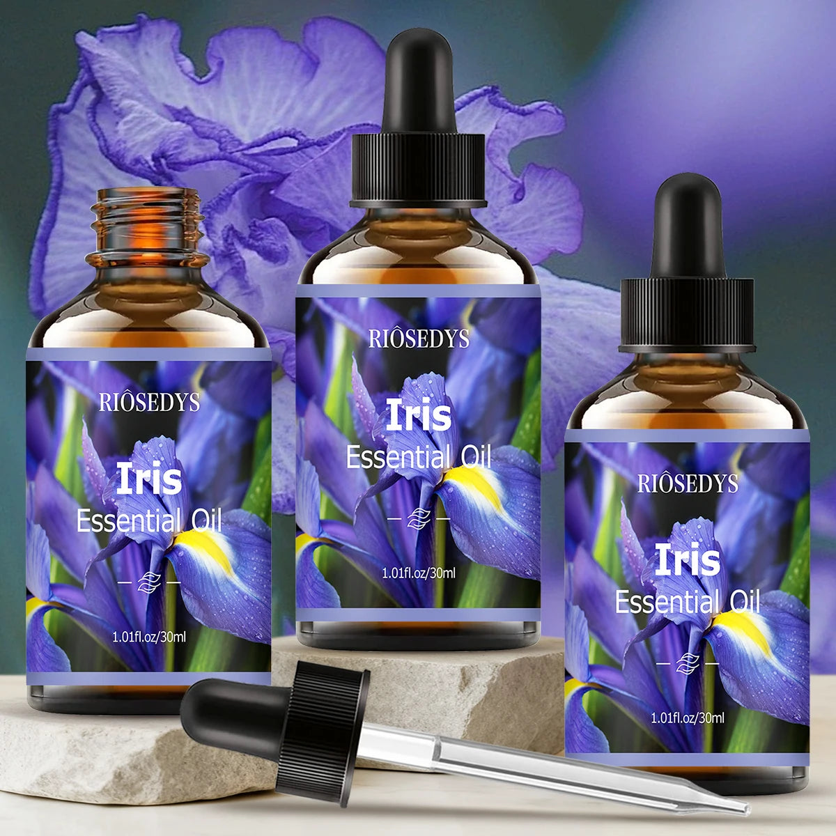 IRIS essential oil natural fragrance, is suitable for body massage treatments ,hair care anddiffuser