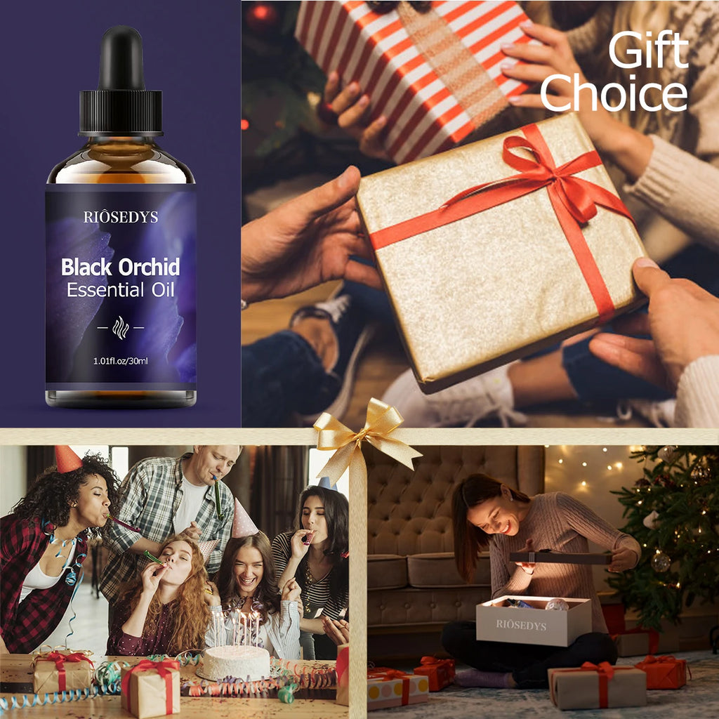 Black orchid essential oil,with a refreshing aroma,is suitable for body massage and hair care,and is suitable for all seasons