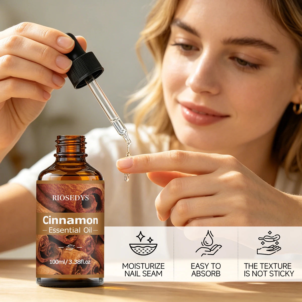 CINNAMON ESSENTIAL OIL is moisturizing and nourishing massage oil suitable for skincare, fragrance, massage, and all skin types.