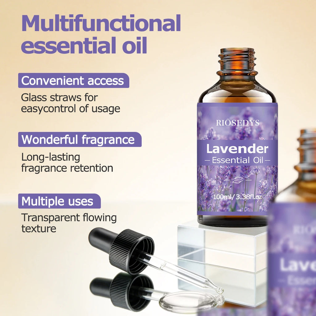 LAVENDER ESSENTIAL OIL is moisturizing and nourishing massage oil suitable for skincare, fragrance, massage, and all skin types.