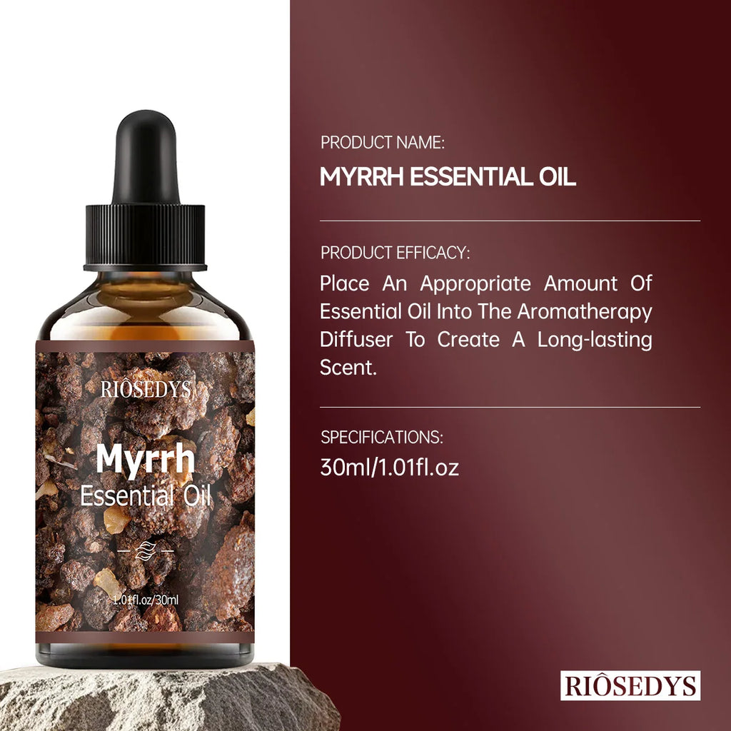 Myrrh essential oil natural fragrance, is suitable for body massage treatments ,hair care anddiffuser