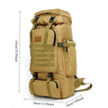 Outdoor Travel Backpack, Multifunctional Large Capacity Bag for Hiking, Camping, Climbing & Cycling Enthusiasts