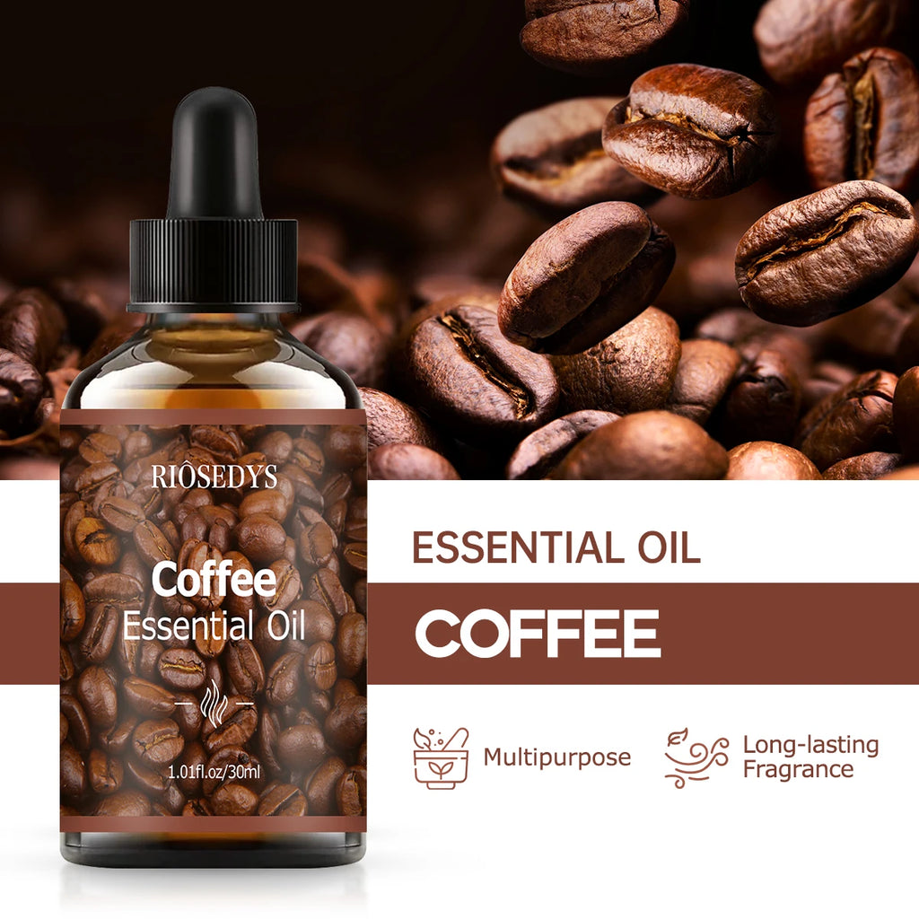 Coffee essential oil natural fragrance, is suitable for body massage treatments ,hair care anddiffuser