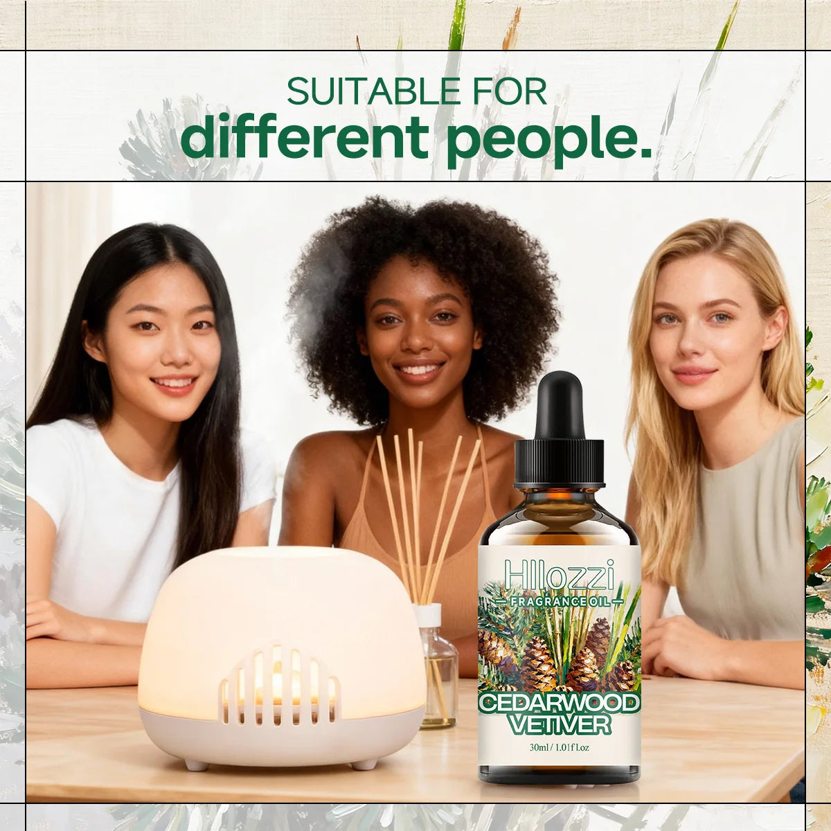 CEDARWOOD VETIVER FRAGRANCE OIL: For aromatherapy, diffusing, fargrance and candle Scented Candle.