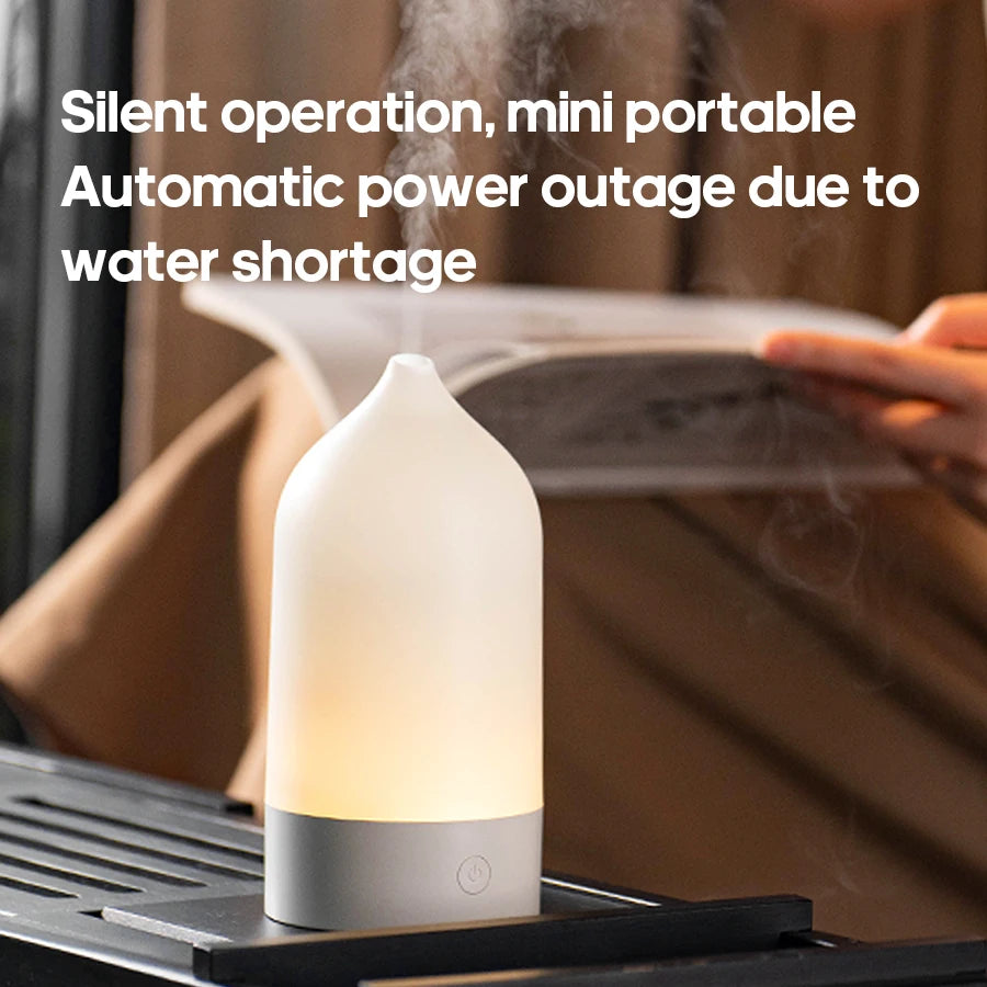 Portable Aroma Diffuser Air Mist Humidifier 120ml Aromatherapy Essential Oil Diffuser With Colorful Night Light for Home Office