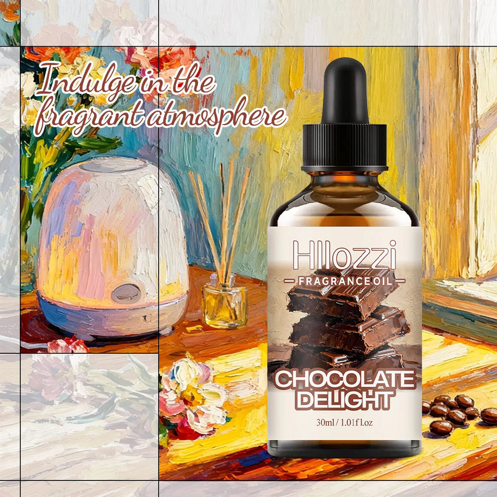 Chocolate Delight Fragrance Oil:  For aromatherapy, diffusing, fargrance and candle Scented Candle