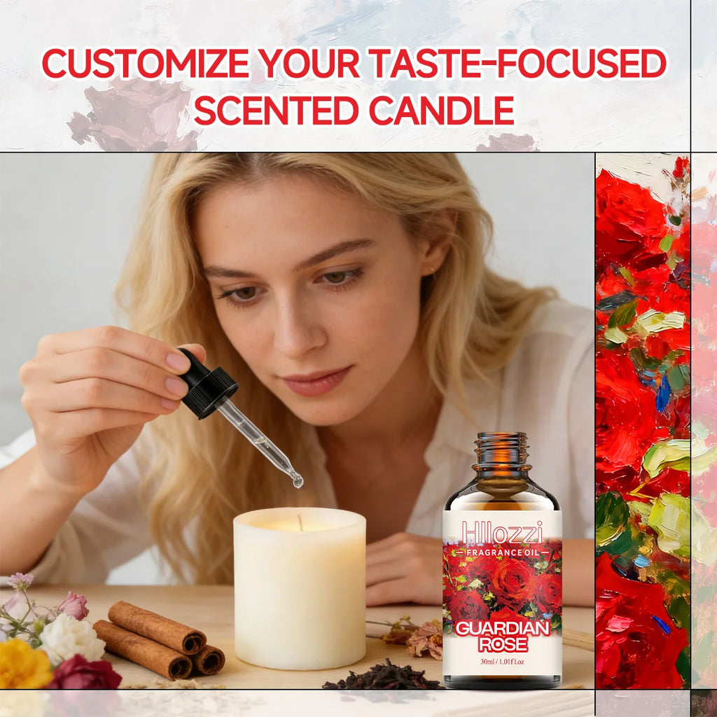 GUARDIAN ROSE FRAGRANCE OIL: For aromatherapy, diffusing, fargrance and candle Scented Candle.