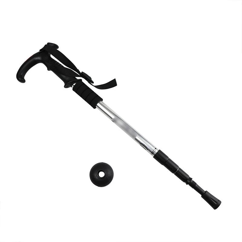 Four-section Trekking Poles, Aluminum Alloy Outdoor Trekking Poles, Telescopic Travel Poles, Hiking Poles, Trekking Poles