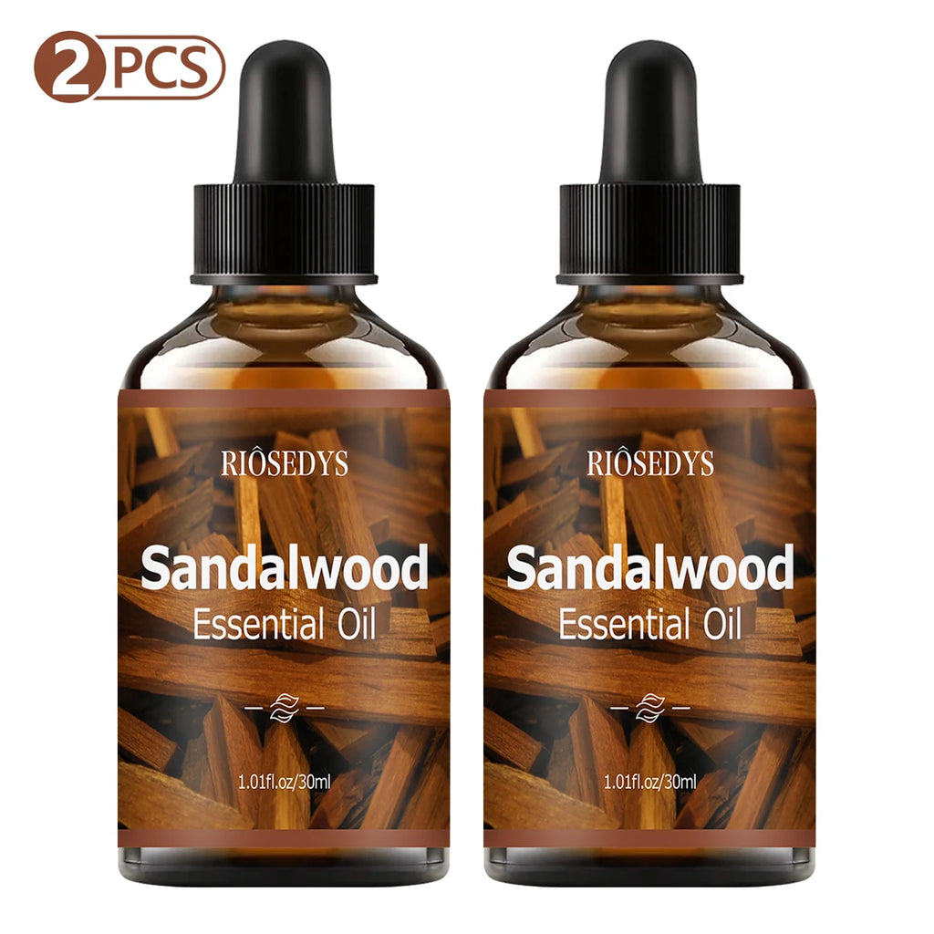 Sandalwood essential oil natural fragrance, is suitable for body massage treatments ,hair care anddiffuser