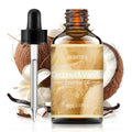 COCONUT VANILLA ESSENTIAL OIL moisturizing and nourishing massage oil suitable for skincare, fragrance, massage, all skin types.