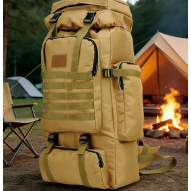 Outdoor Travel Backpack, Multifunctional Large Capacity Bag for Hiking, Camping, Climbing & Cycling Enthusiasts