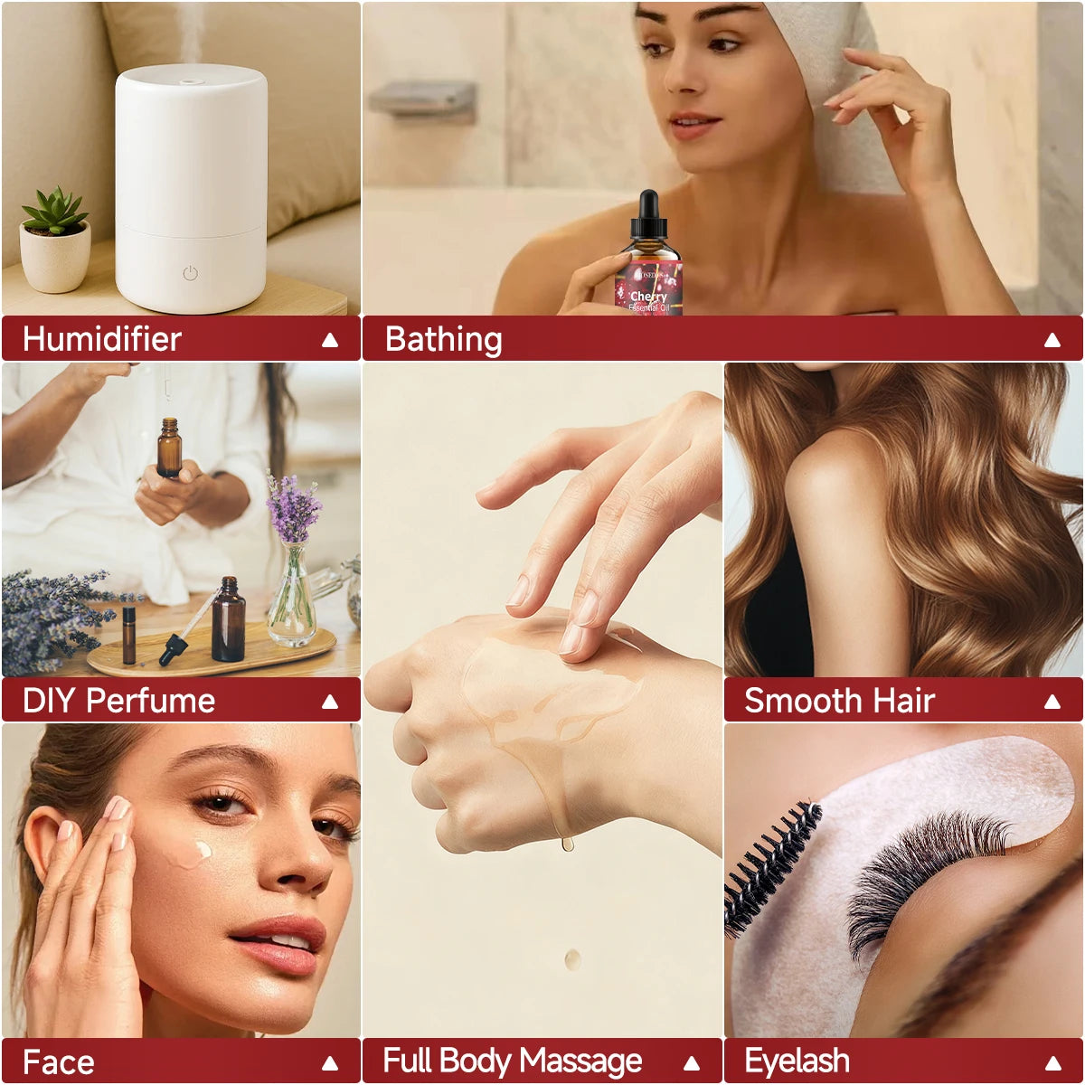 CHERRY essential oil natural fragrance, is suitable for body massage treatments ,hair care anddiffuser